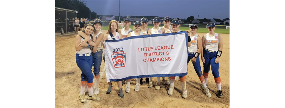 Majors Softball MD District 8 Champions 2023